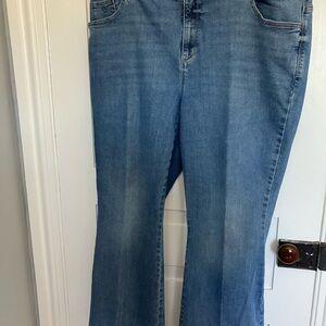 Gloria Vanderbilt Blue Flare Wide Leg Jeans